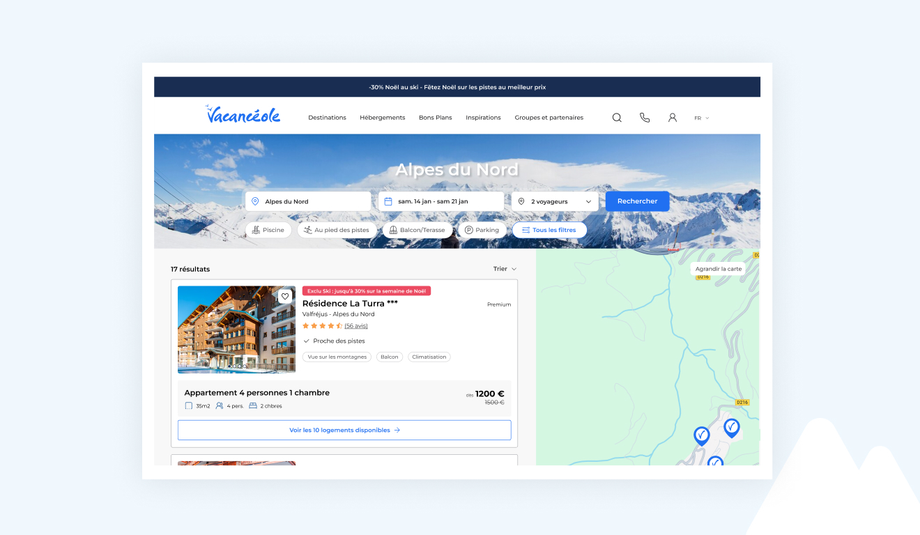 UX UI tourisme e-reservation mobile home page UX UI tourisme e-reservation mobile home page